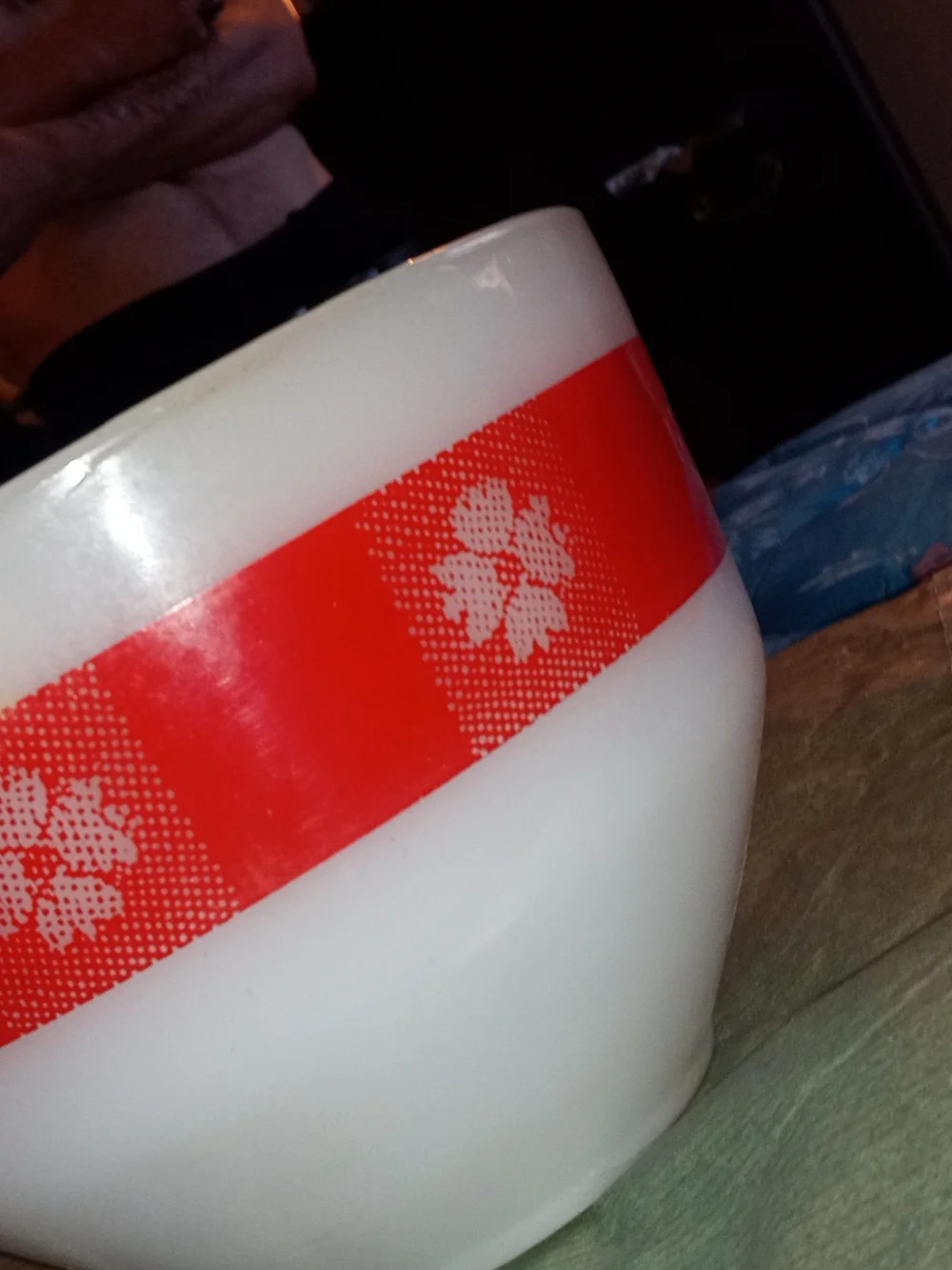 vintage Federal Glass mixing bowl